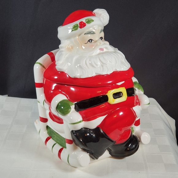 Vintage Lefton Santa Cookie Jar - Picture 1 of 8